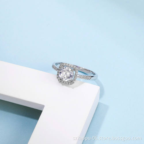 Engagement Wedding Ring Hot Selling Silver Sets 925 Jewelry Vendors Rings